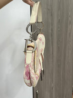 DIOR FLORAL SADDLE BAG
