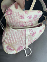 DIOR FLORAL SADDLE BAG