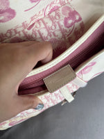 DIOR FLORAL SADDLE BAG