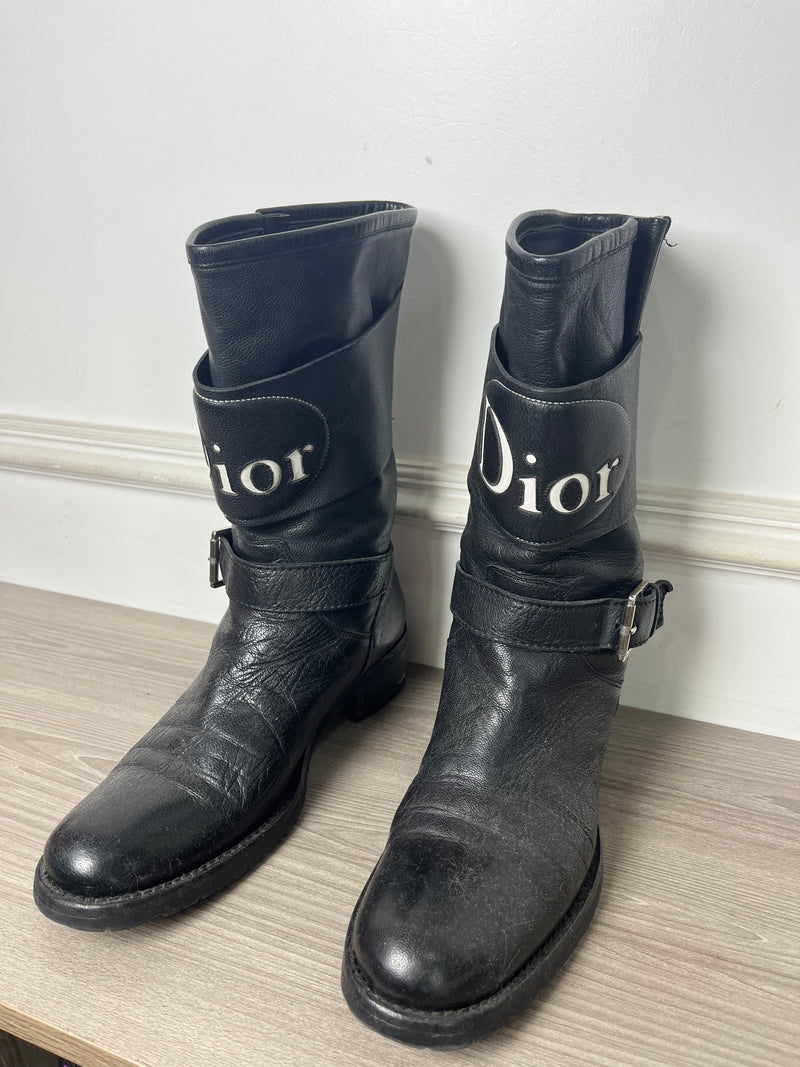 DIOR BIKER VINTAGE BOOTS