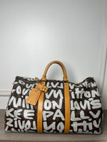 LOUIS VUITTON STEPHEN SPROUSE 2001 KEEPALL TRAVEL BAG