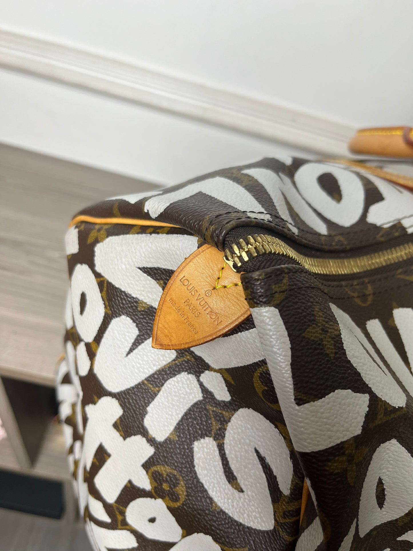 LOUIS VUITTON STEPHEN SPROUSE 2001 KEEPALL TRAVEL BAG