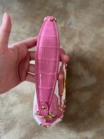 LOUIS VUITTON PINK CROCODIE MARILYN BAG