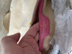 LOUIS VUITTON PINK CROCODIE MARILYN BAG