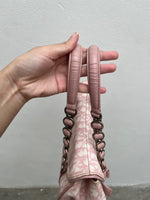 DIOR PINK TROTTER ROMANTIQUE GIRLY MONOGRAM BAG