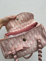 DIOR PINK TROTTER ROMANTIQUE GIRLY MONOGRAM BAG
