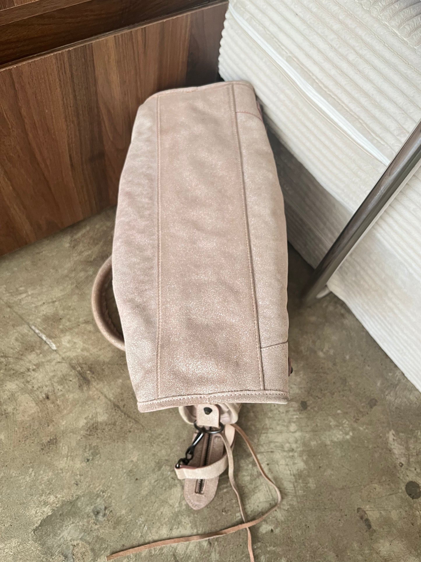 BALENCIAGA ROSA GLITTER NEIMAN MARCUS CITY BAG
