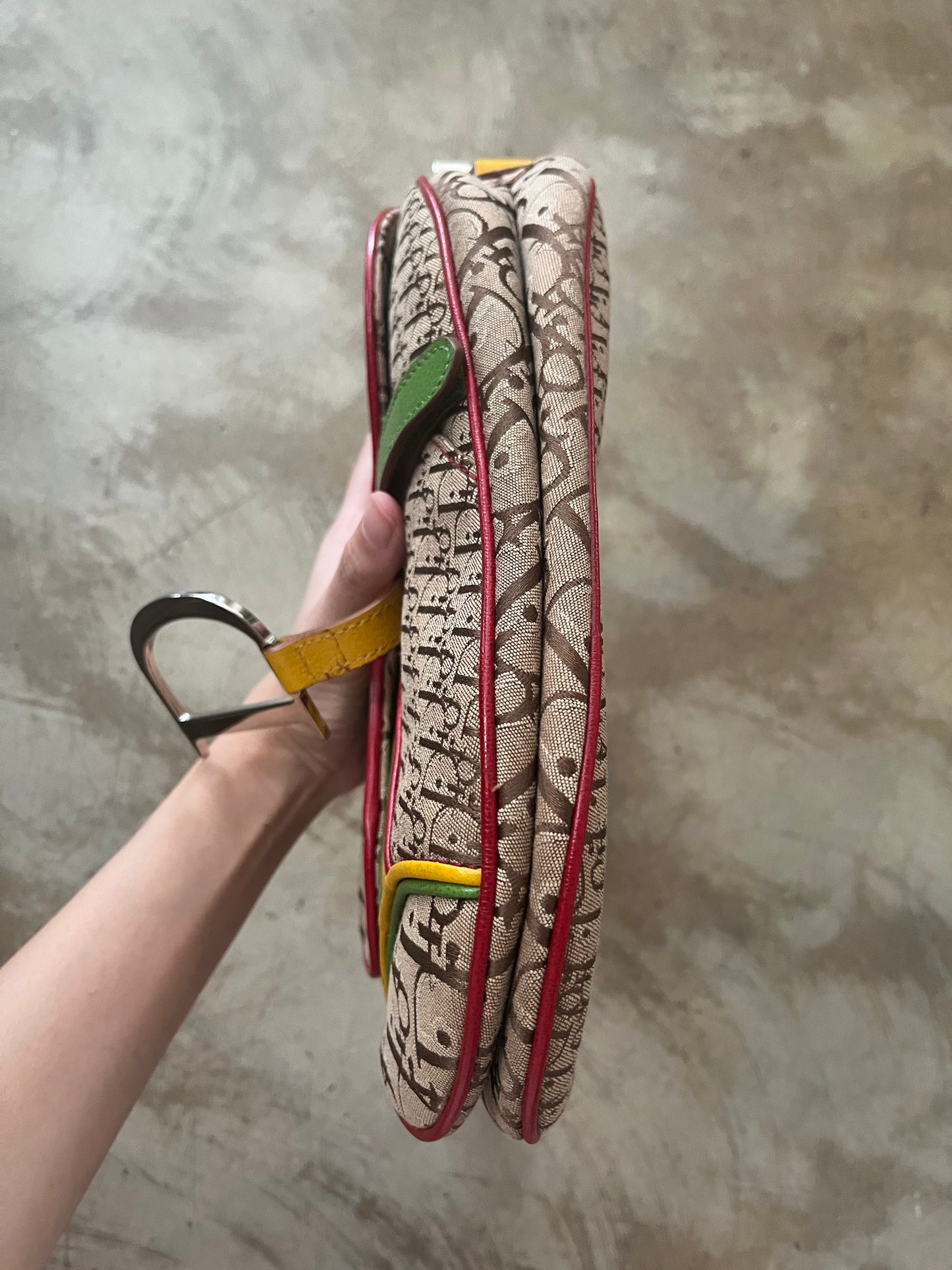 DIOR RASTA SADDLE BAG