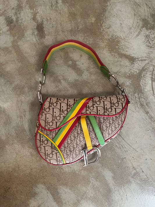 DIOR RASTA SADDLE BAG