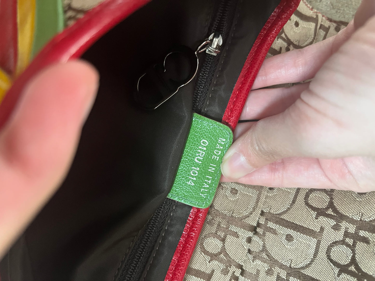 DIOR RASTA SADDLE BAG
