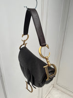 DIOR OSTRICH SADDLE BAG