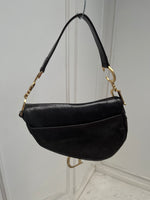 DIOR OSTRICH SADDLE BAG