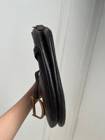 DIOR OSTRICH SADDLE BAG