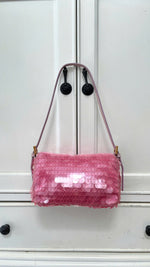 FENDI PINK SEQUINS BAGUETTE