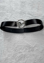 DIOR LOGO LEATHER BELT VINTAGE