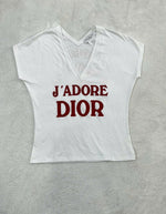 DIOR VNECK T-SHIRT VINTAGE