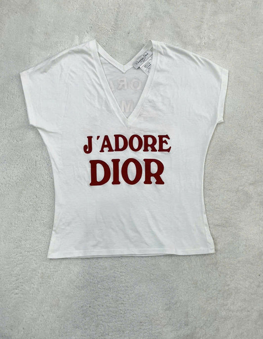 DIOR VNECK T-SHIRT VINTAGE