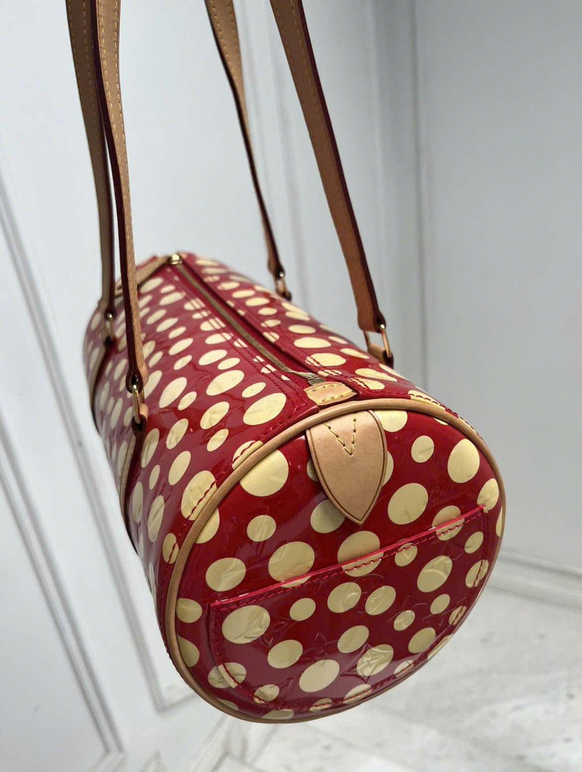 LOUIS VUITTON PAPILLON YAYOI KUSAMA DOT INFINITY RED