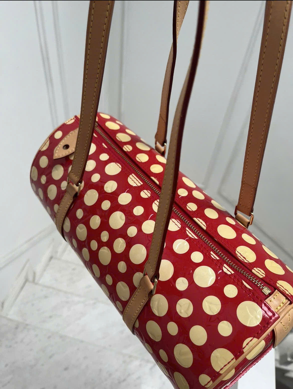 LOUIS VUITTON PAPILLON YAYOI KUSAMA DOT INFINITY RED