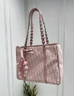 DIOR PINK TROTTER ROMANTIQUE TOTE BAG