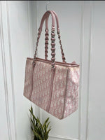 DIOR PINK TROTTER ROMANTIQUE TOTE BAG