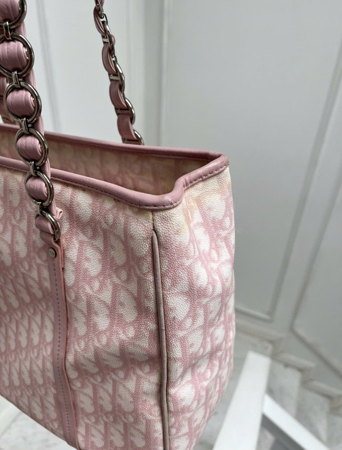 DIOR PINK TROTTER ROMANTIQUE TOTE BAG