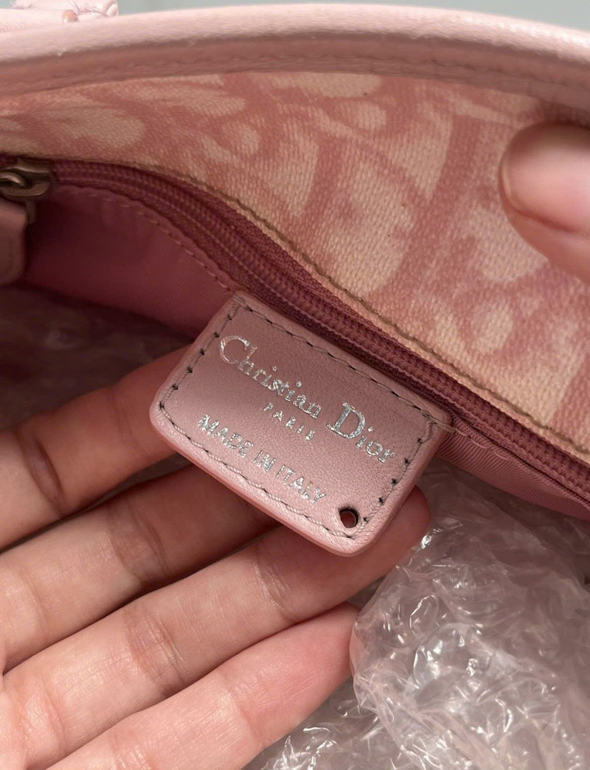DIOR PINK TROTTER ROMANTIQUE HANDBAG