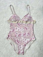 DIOR PINK TROTTER SWIMSUIT