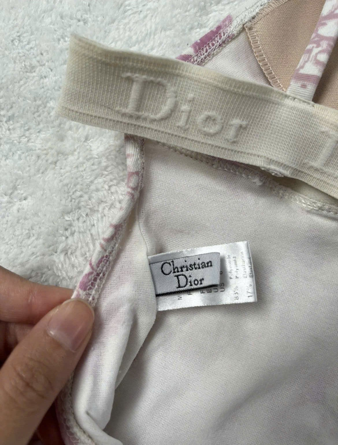 DIOR PINK TROTTER SWIMSUIT
