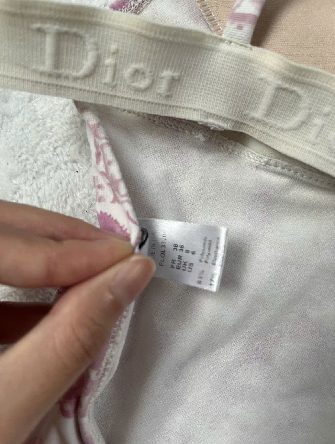 DIOR PINK TROTTER SWIMSUIT