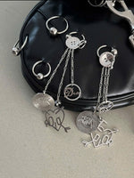 DIOR LOVE HARDCORE BY JOHN GALLIANO EARRINGS