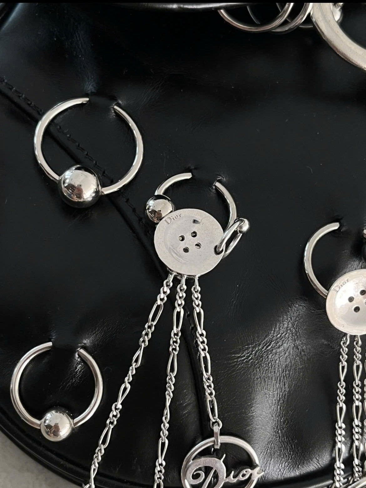 DIOR LOVE HARDCORE BY JOHN GALLIANO EARRINGS