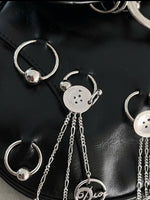 DIOR LOVE HARDCORE BY JOHN GALLIANO EARRINGS