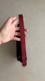 FENDI NEOPRENE LIZARD BEADED CRYSTAL BAGUETTE