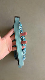 FENDI LIGHT BLUE BEADED BAGUETTE BAG